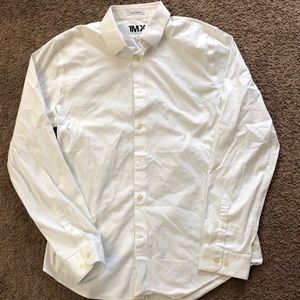 Express Extra Slim Fit White Dress Shirt
